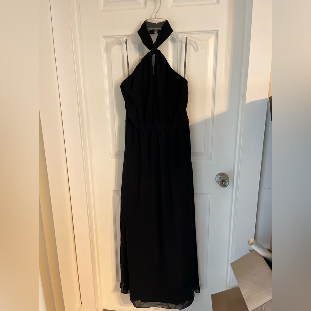 WHITE by Vera Wang Halter Dress